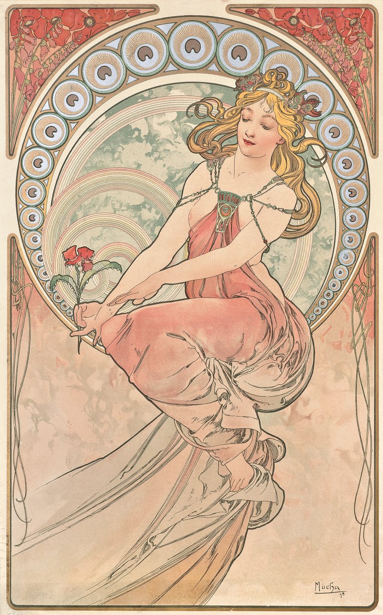 Pintura, 1898 de Alphonse Mucha
