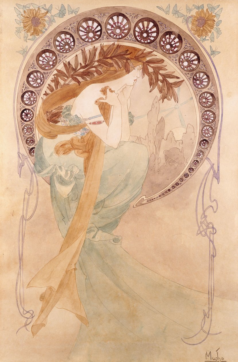 La Poesie, de Alphonse Mucha