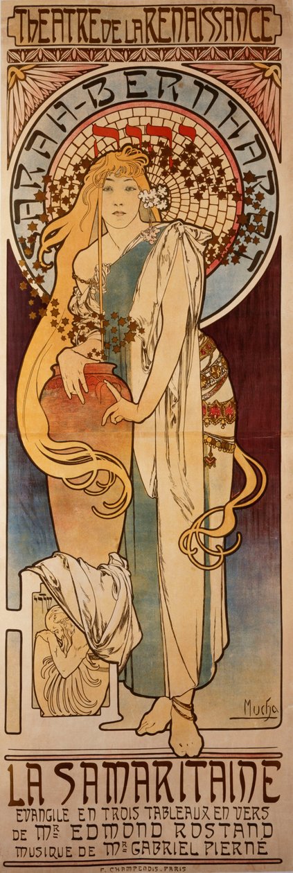 O samaritano, 1897 de Alphonse Mucha