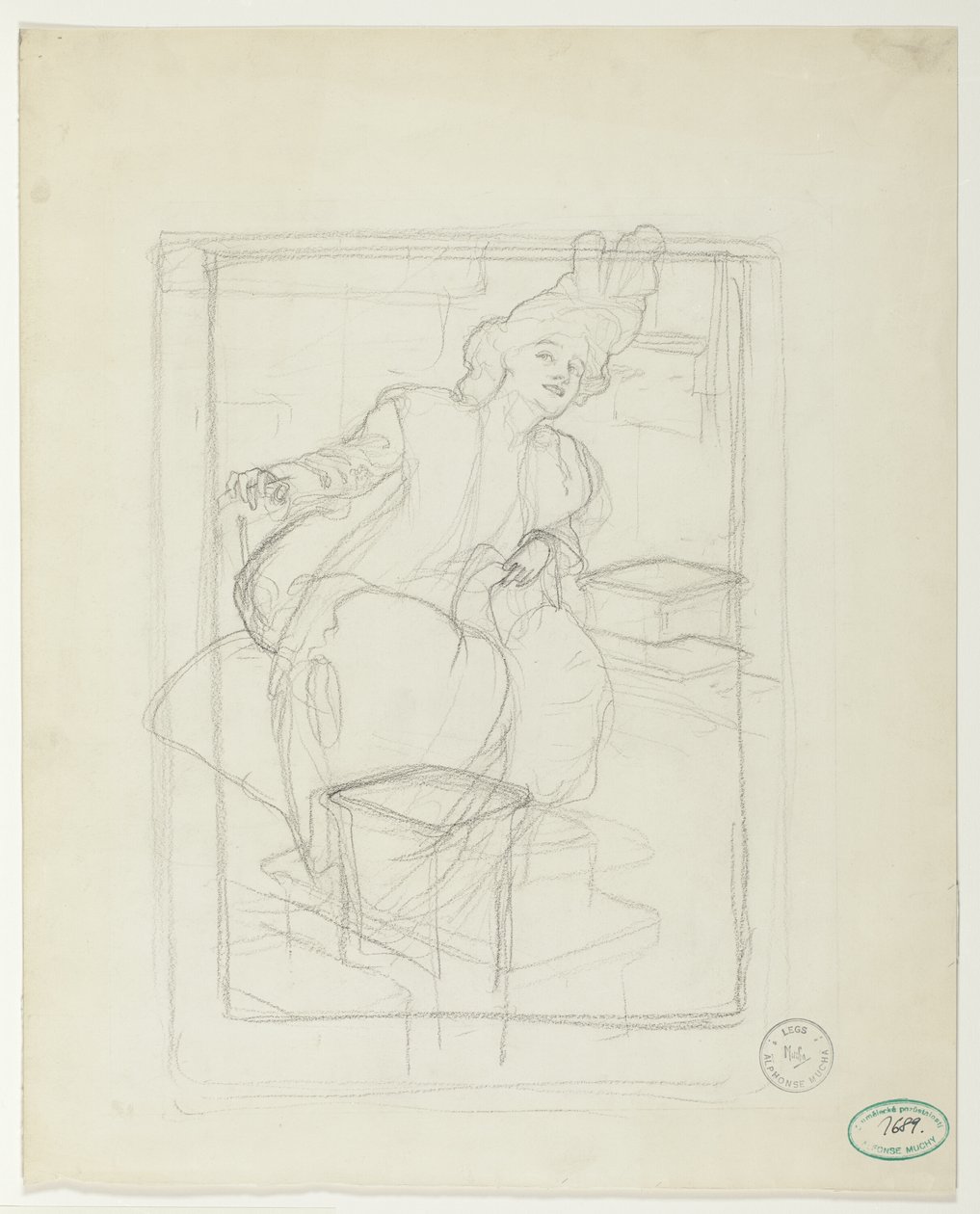 Sarah Bernhardt de Alphonse Marie Mucha