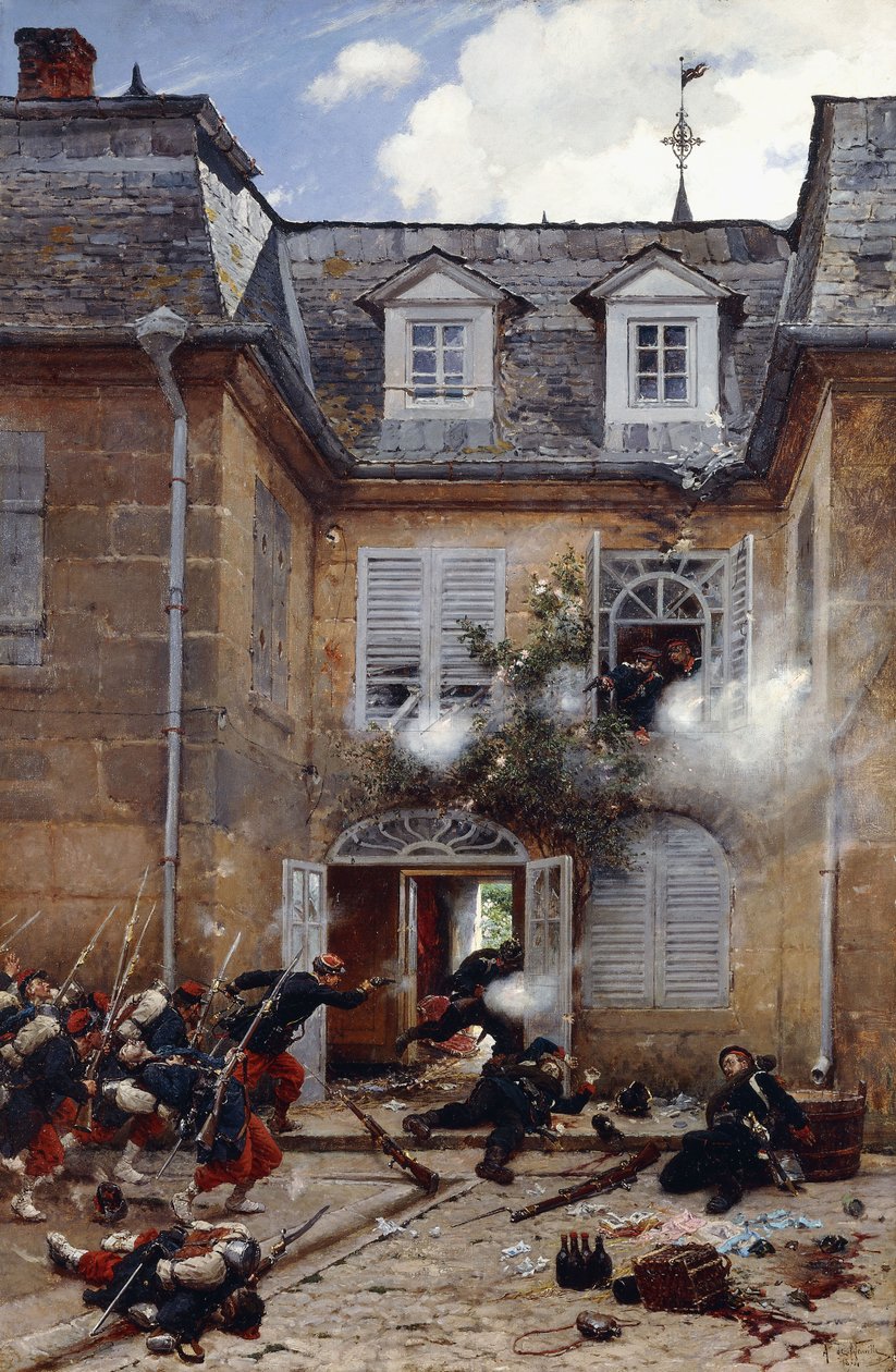 Um ataque surpresa, Metz, 1884 de Alphonse Marie de Neuville