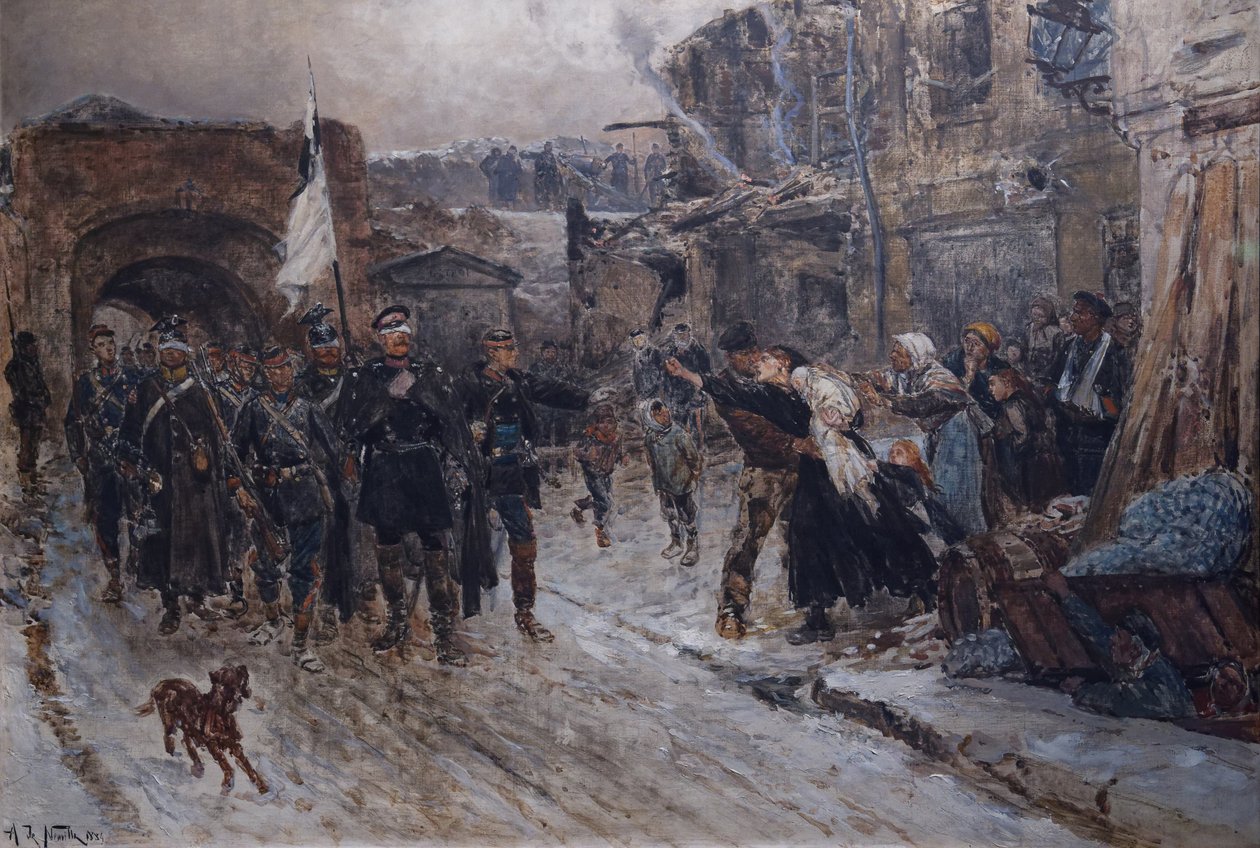 Parlamentares alemães entraram em Belfort em 16 de fevereiro de 1871, 1884 de Alphonse Marie de Neuville