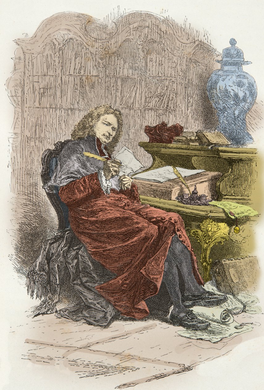 Retrato do Cardeal Dubois (Gravura) de Alphonse Marie de Neuville