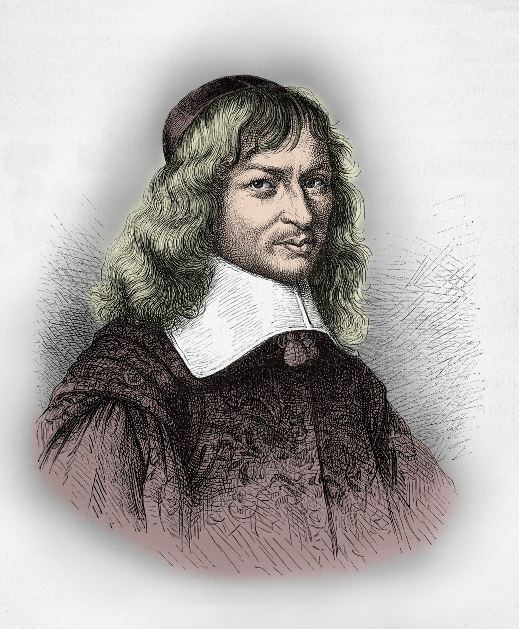 Retrato de Nicolas Fouquet (Gravura) | Impressão de arte