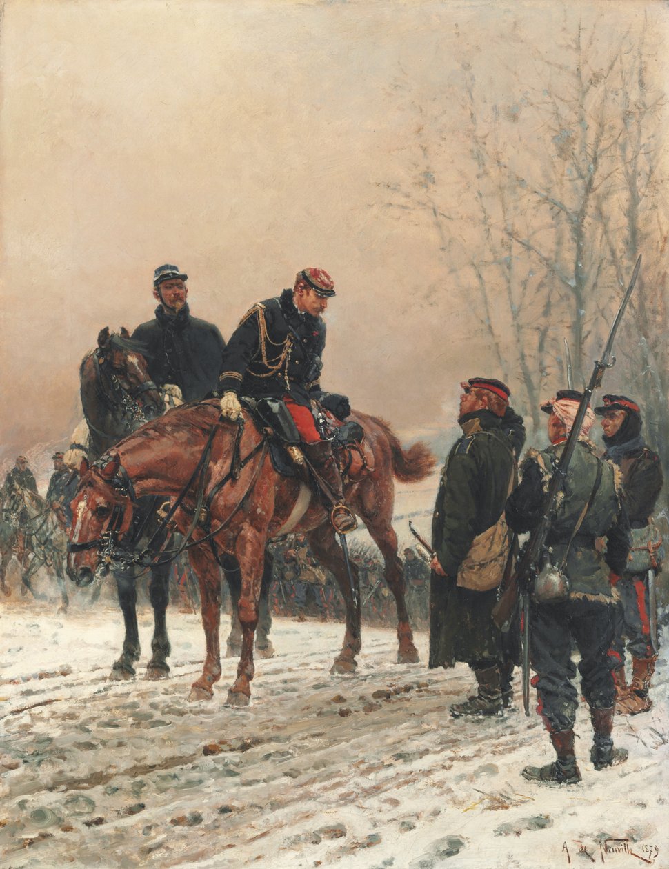 A Saudação, 1879 de Alphonse Marie de Neuville