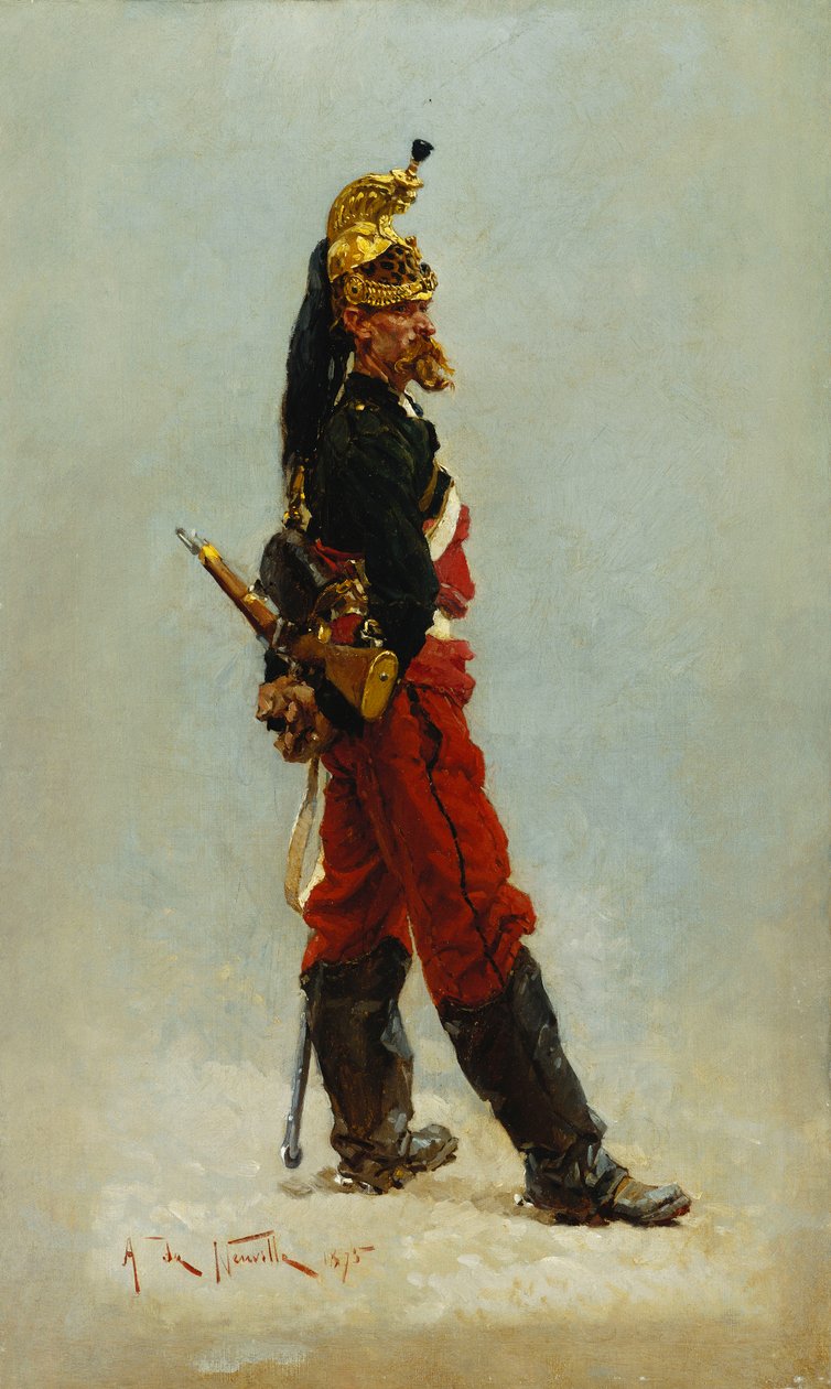 Um dragão, 1875 de Alphonse Marie de Neuville