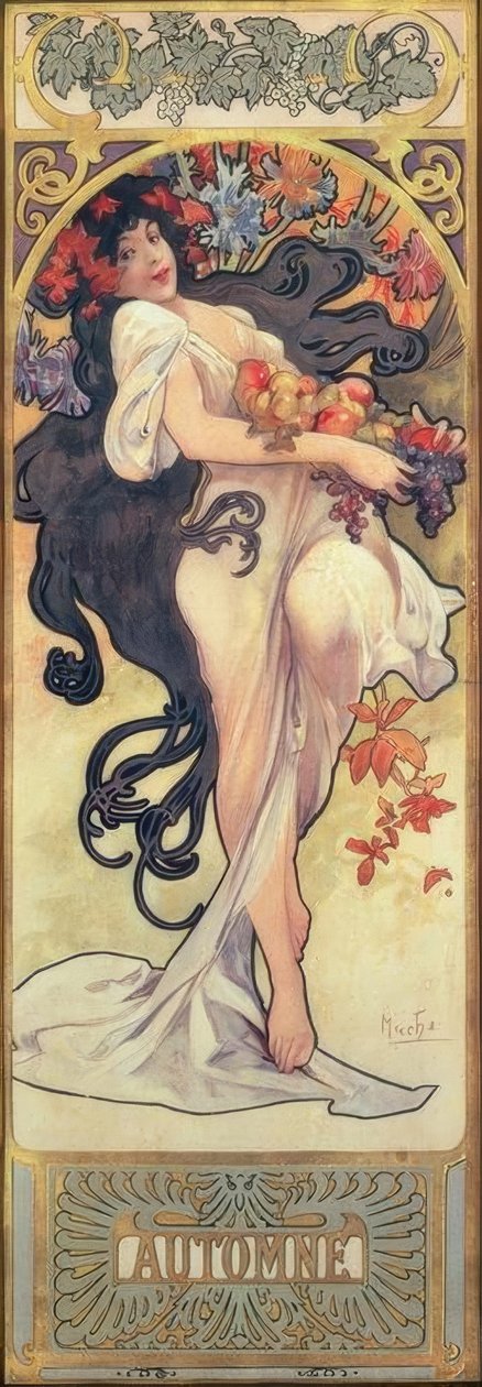 cair de Alphonse Mucha