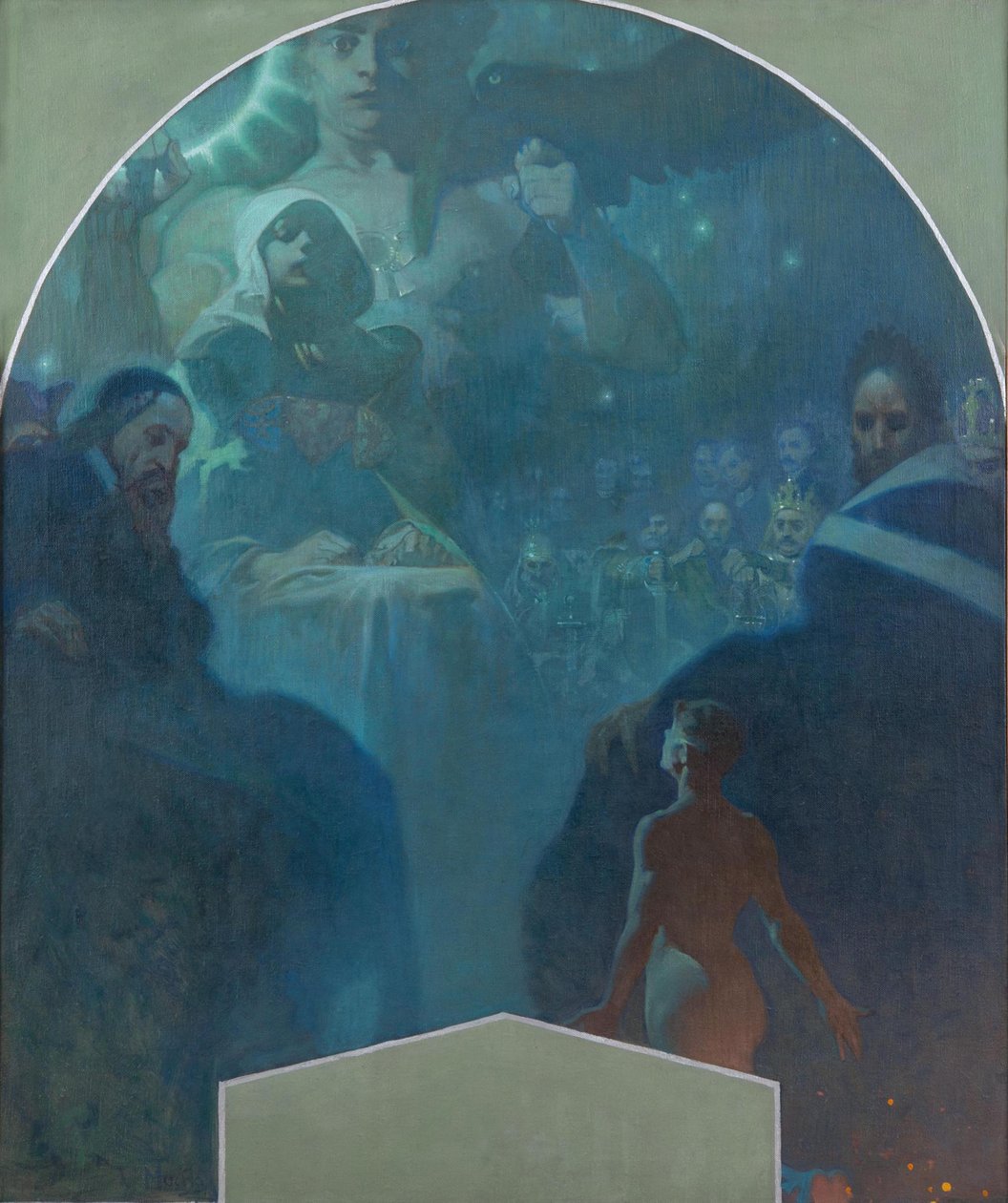 Pela própria força III, 1911 de Alphonse Mucha