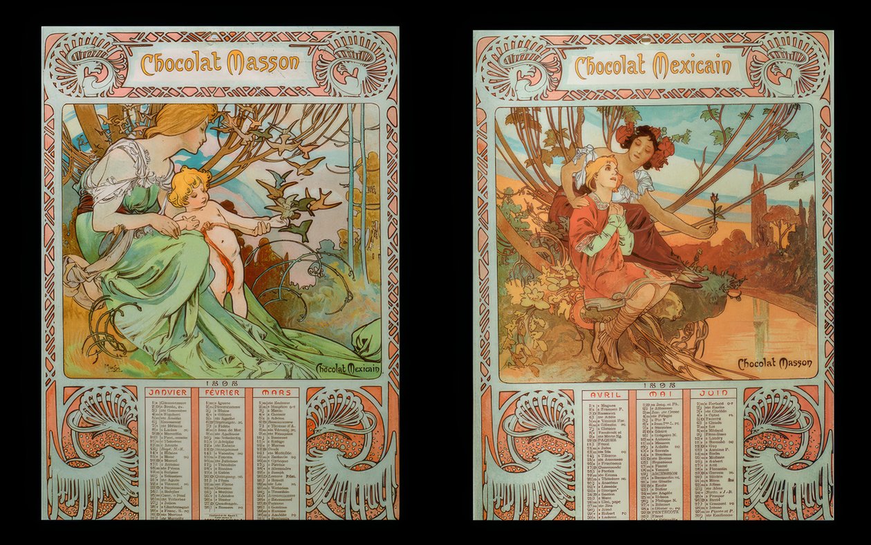 Masson chocolate de Alphonse Mucha