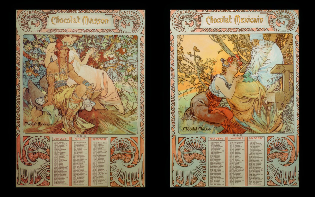 Masson chocolate de Alphonse Mucha