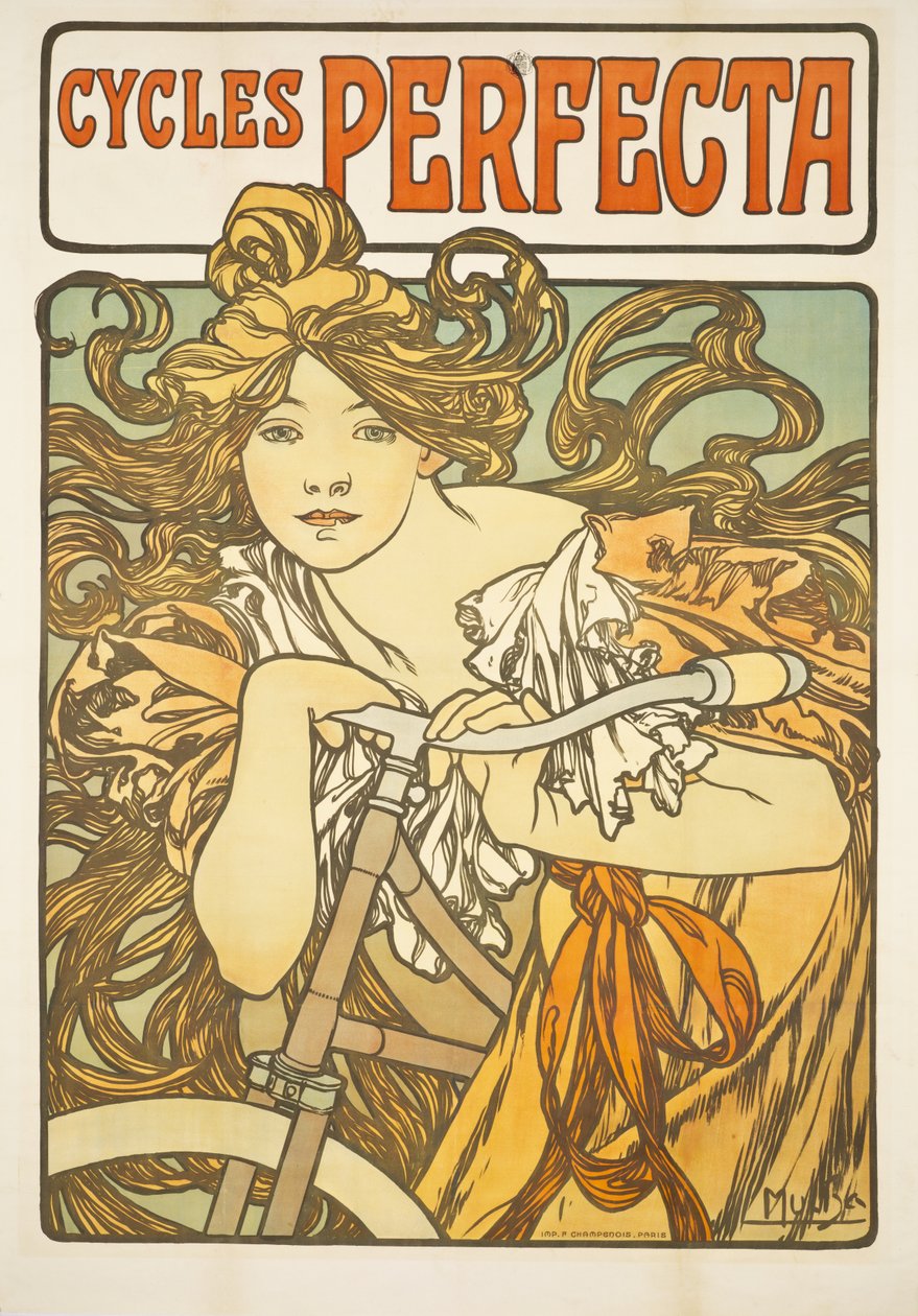 Ciclos Perfeitos, 1897 de Alphonse Mucha