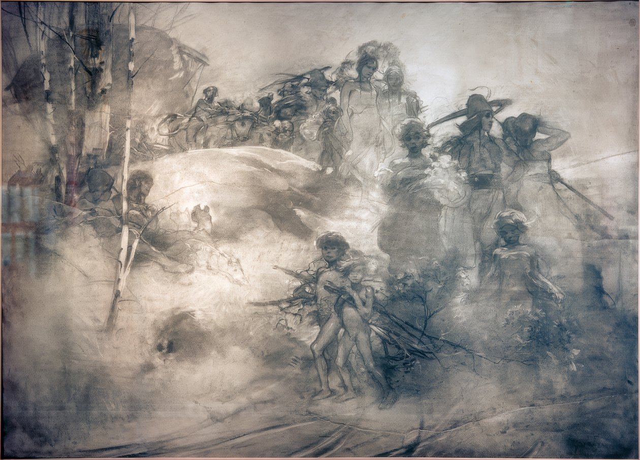 O Festival da Colheita Eslava de Alphonse Mucha