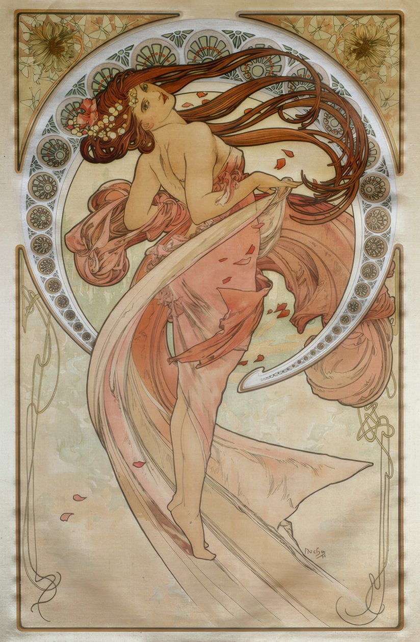 A dança de Alphonse Mucha