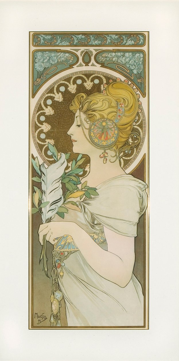 A pena de Alphonse Mucha