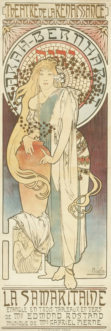 A mulher samaritana, 1897 de Alphonse Mucha
