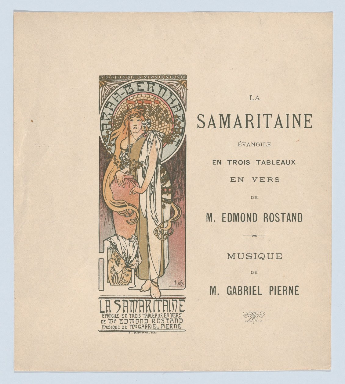 A mulher samaritana, 1897 de Alphonse Mucha