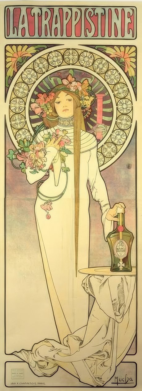 La Trappistine de Alphonse Mucha