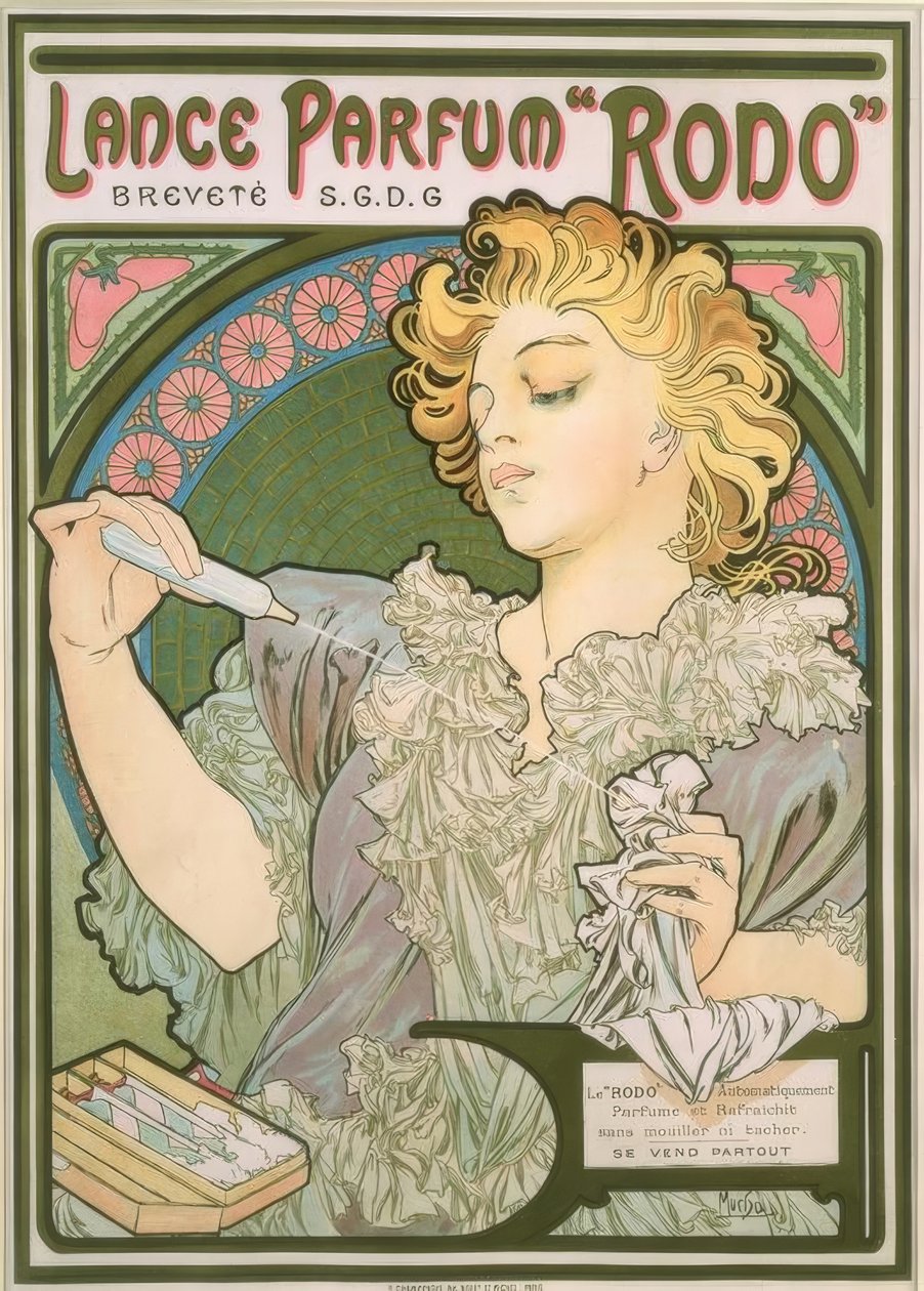 Lance Parfum Rodo de Alphonse Mucha