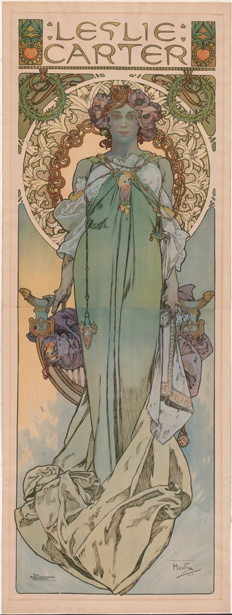 Leslie Carter de Alphonse Mucha