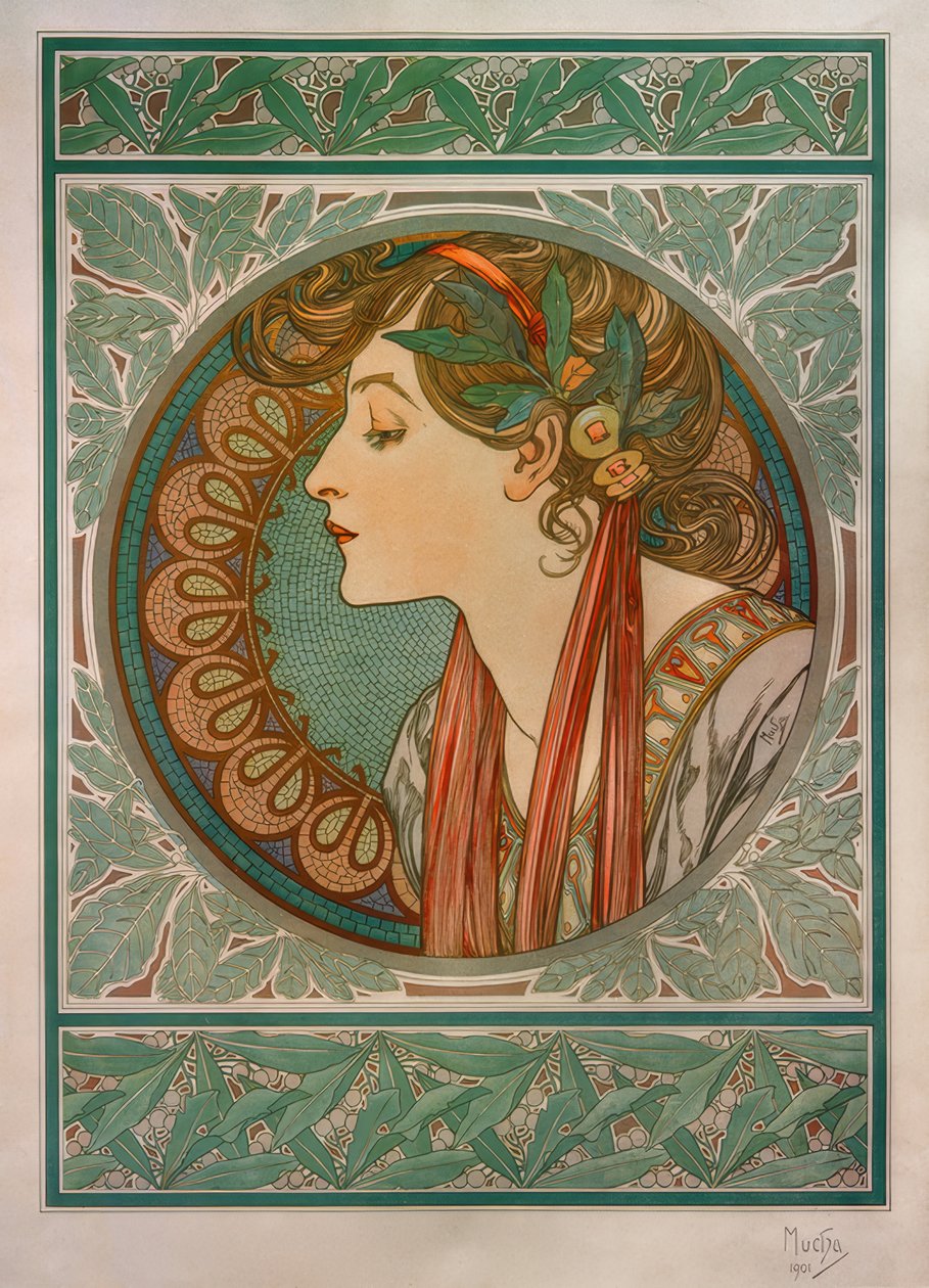 Lorbeer de Alphonse Mucha