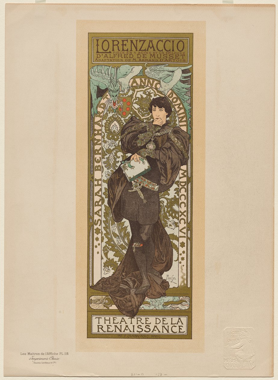Lorenzaccio de Alphonse Mucha