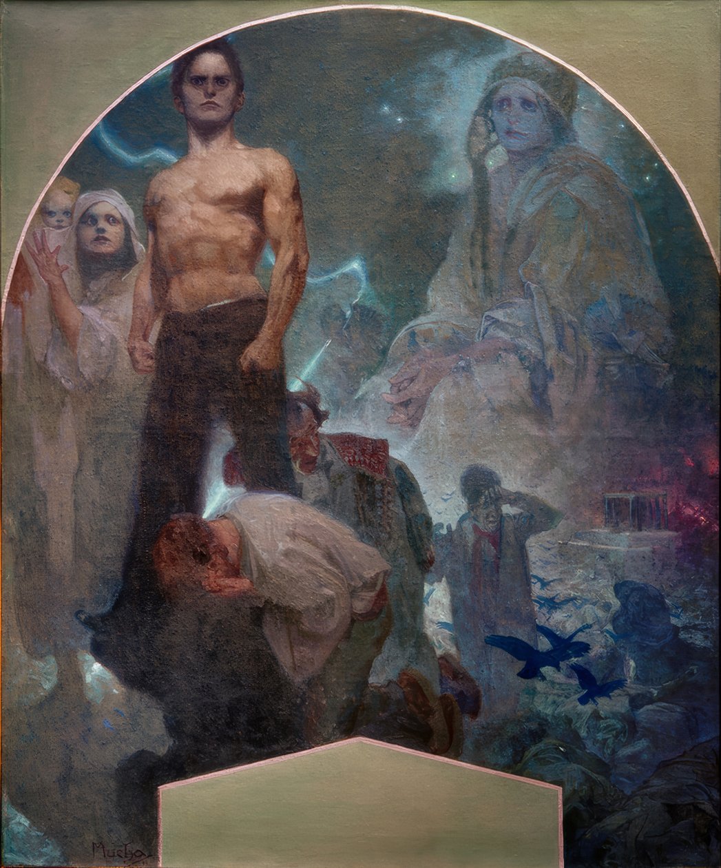 Com o seu próprio poder de Alphonse Mucha