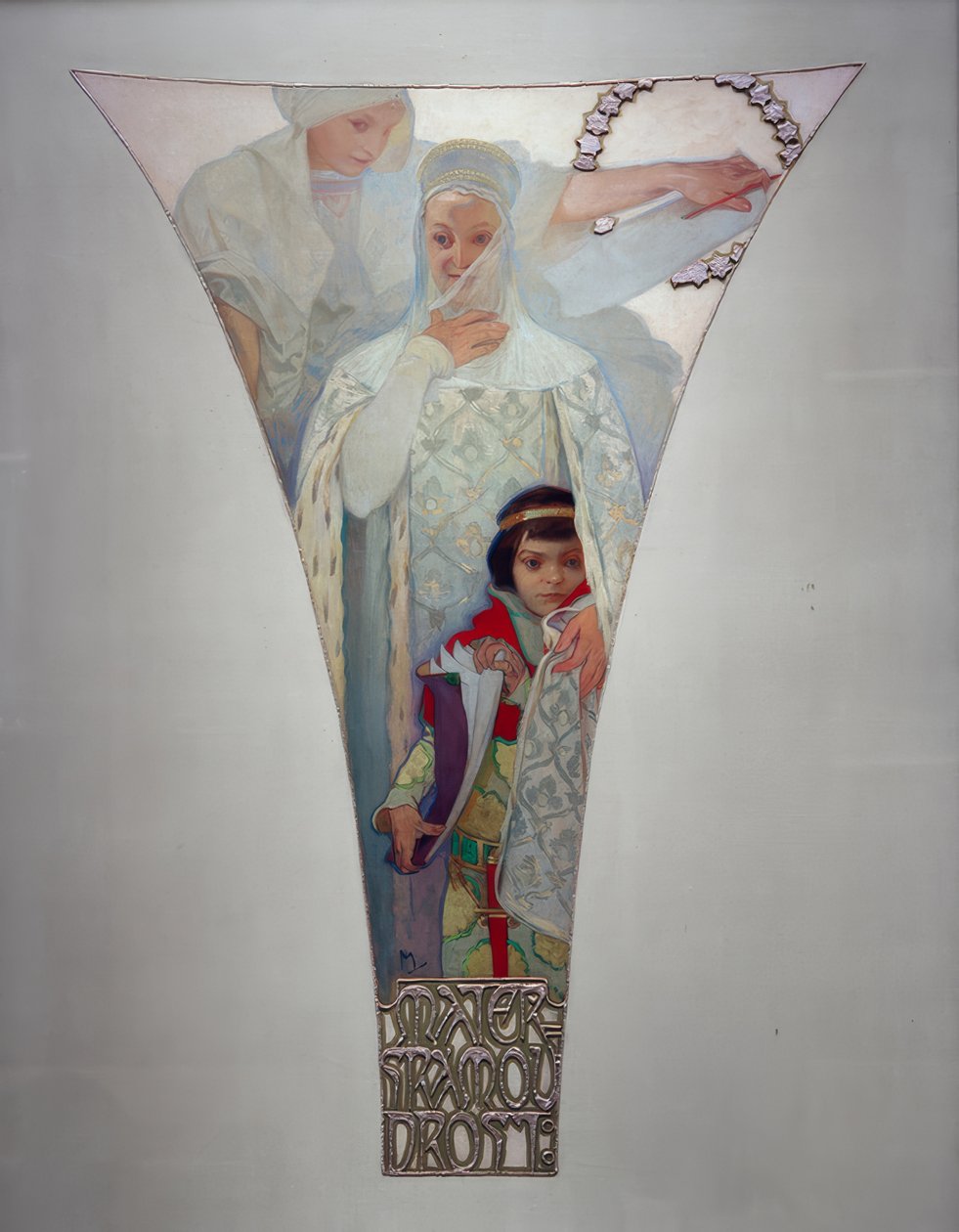 Sabedoria Materna - Eliska Premyslovna de Alphonse Mucha