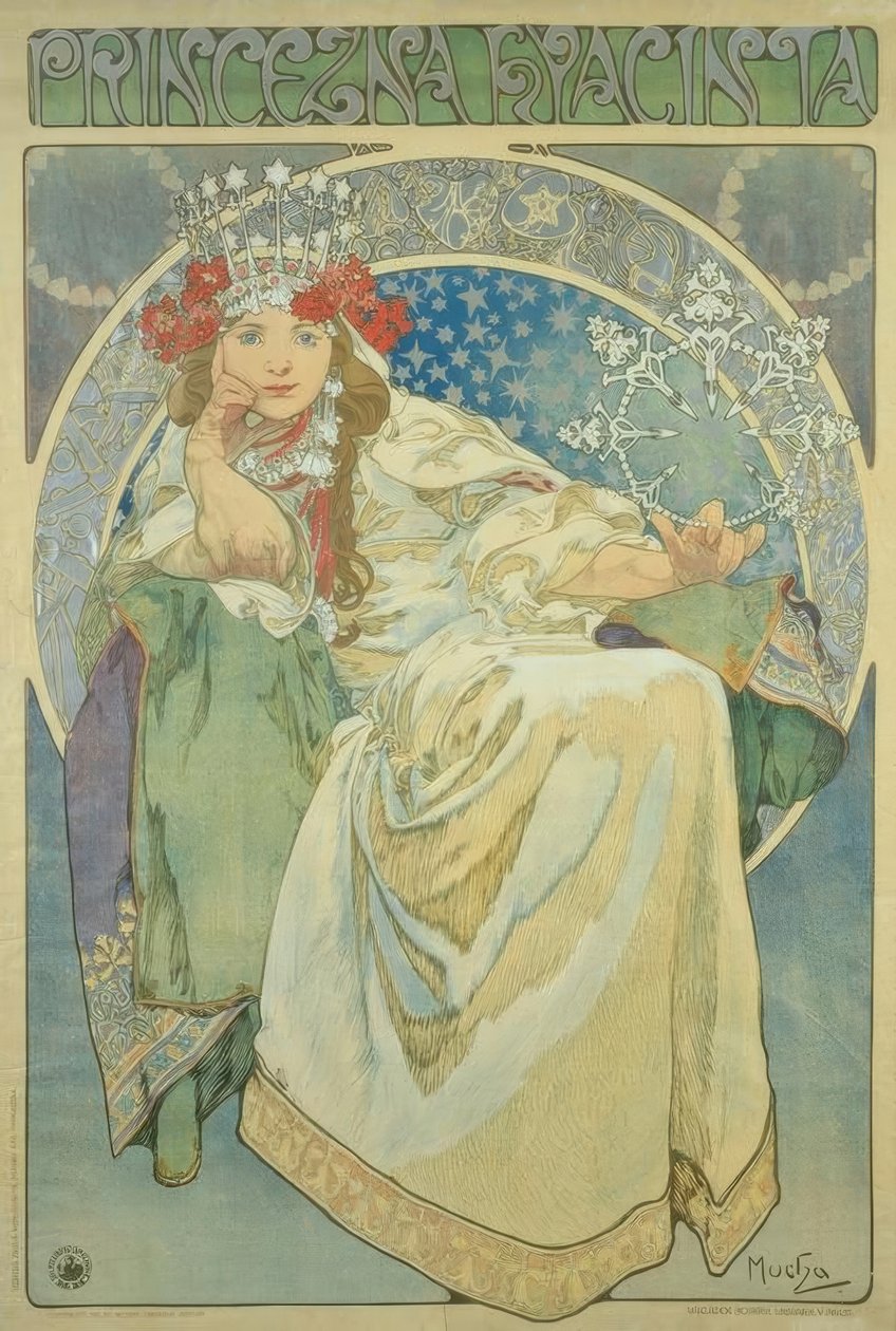 Princesa Jacinto de Alphonse Mucha