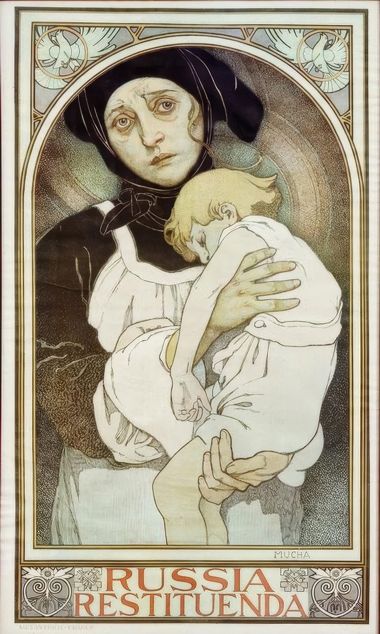 restaurando a Rússia de Alphonse Mucha