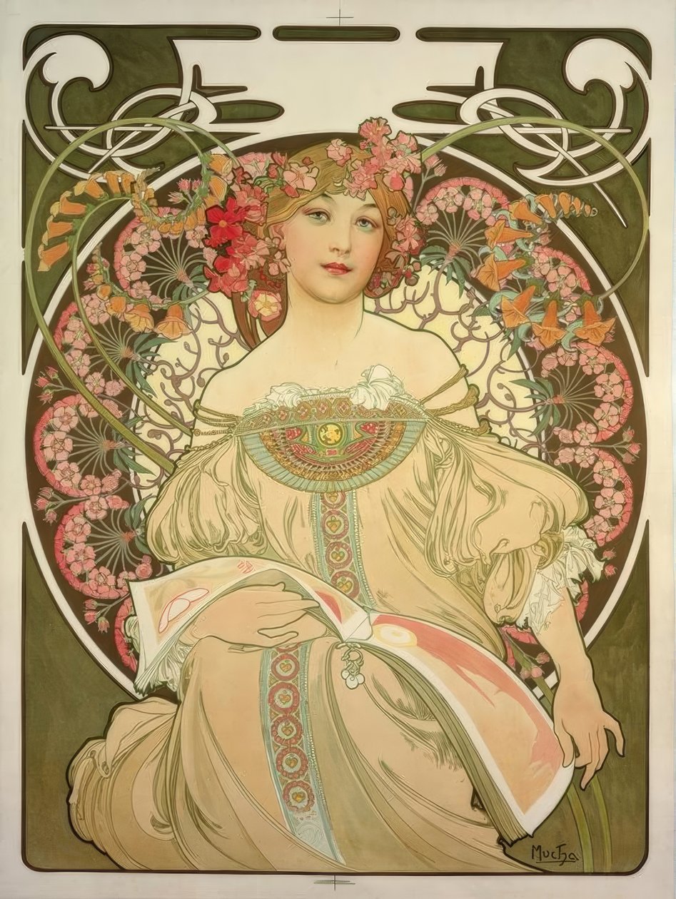 passear de Alphonse Mucha