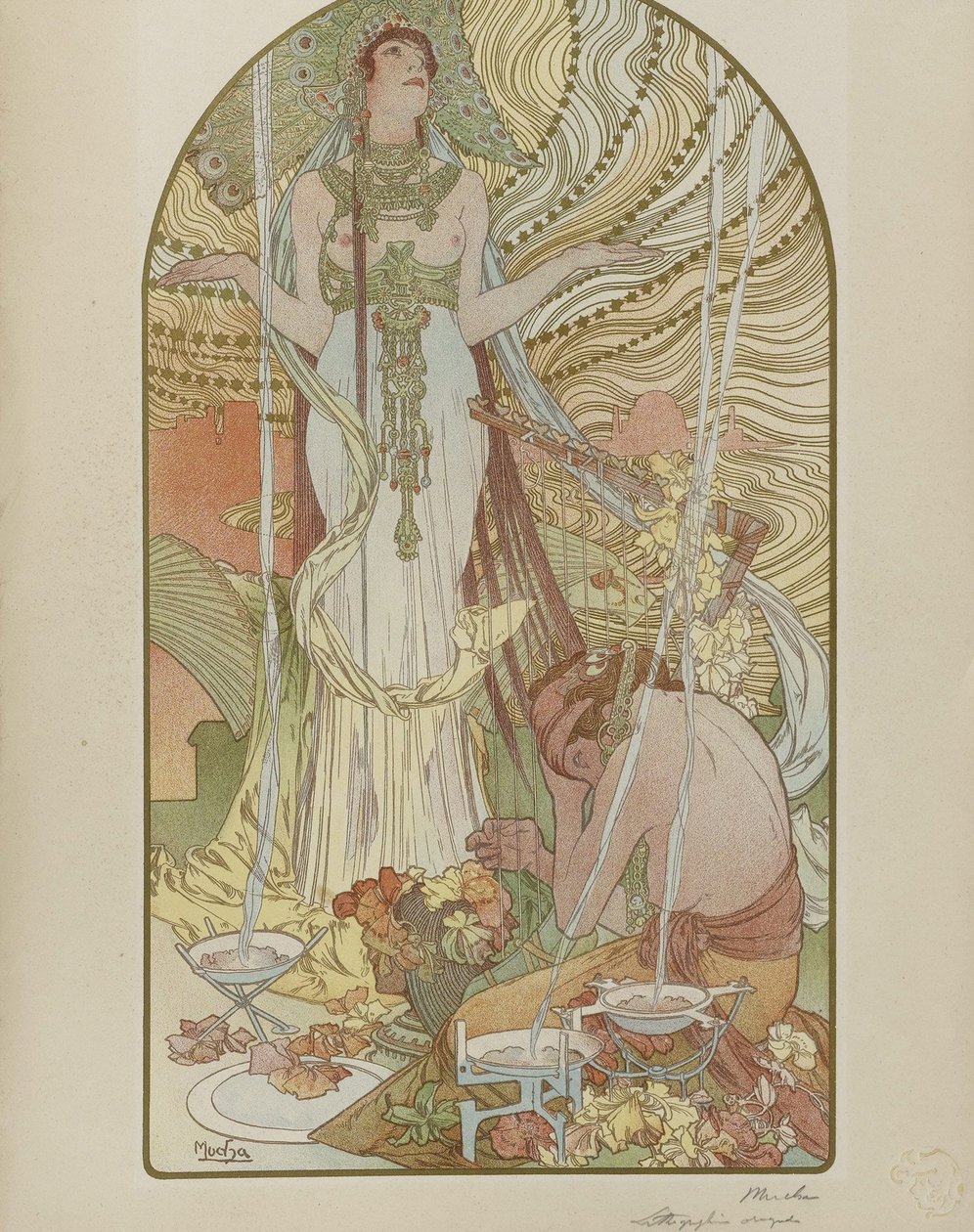 Salammbô de Alphonse Mucha