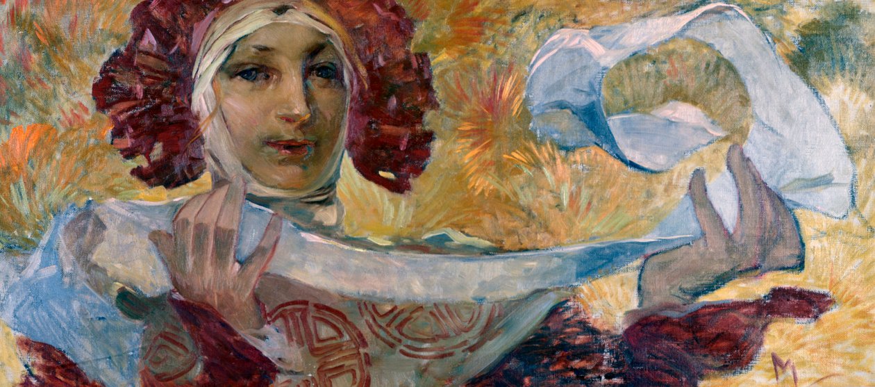 Sem título, c1880-1930 de Alphonse Mucha