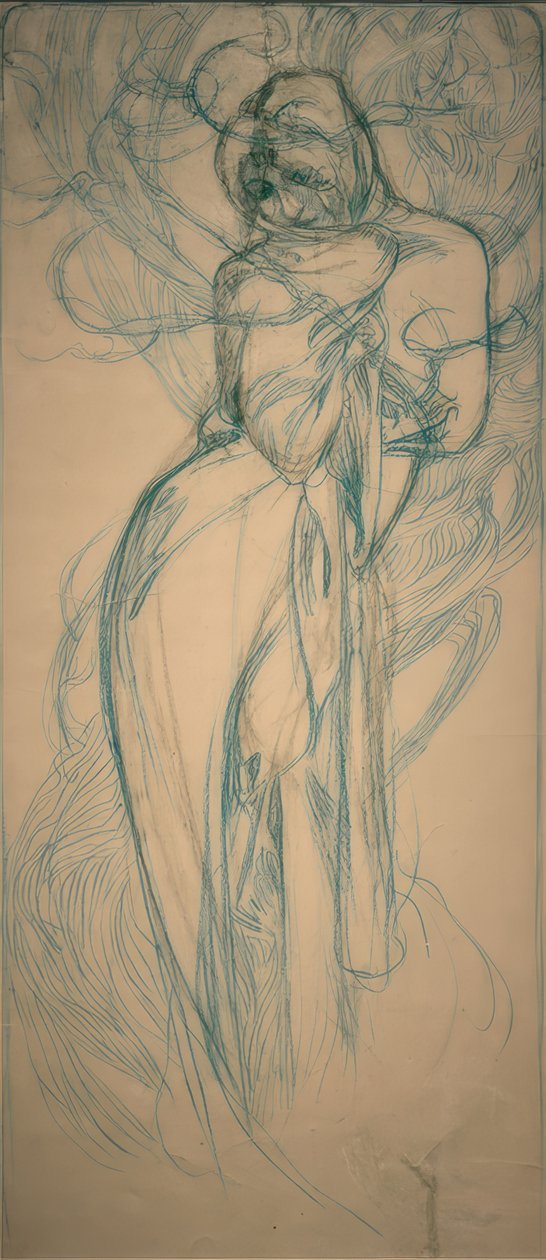 Inverno de Alphonse Mucha