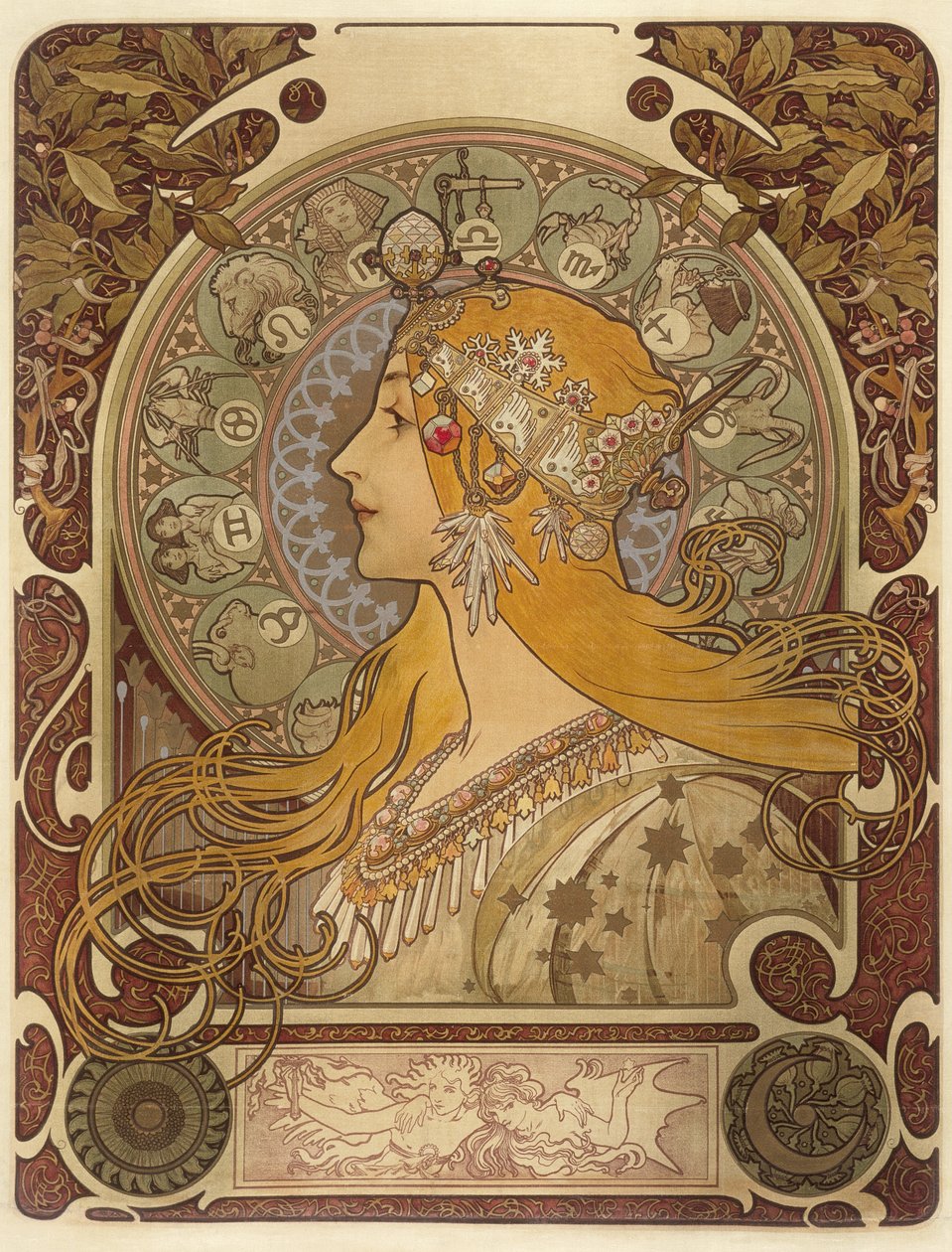 Zodíaco de Alphonse Mucha