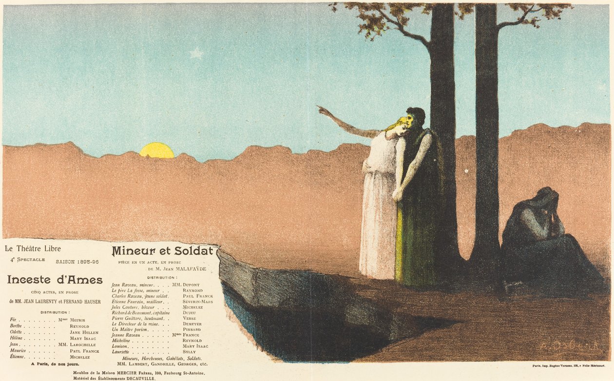 Incesto de almas; mineiro e soldado de Alphonse Osbert
