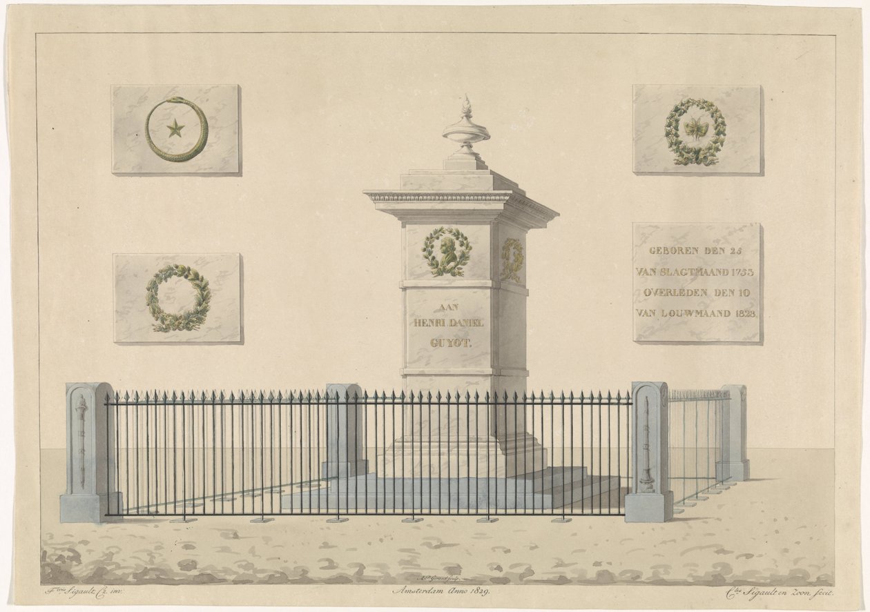 Memorial a Henri Daniel Guyot de Alphonse Pierre Giraud