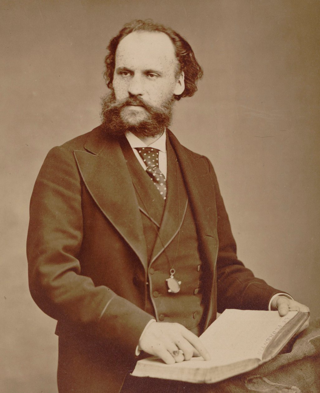 Retrato do compositor Charles Lenepveu 1840-1910, 1875. de Alphonse Terpereau