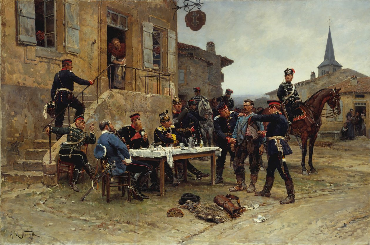 O Despachante, 1880. de Alphonse de Neuville