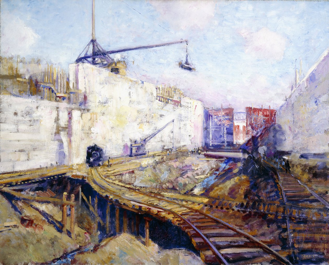Na eclusa, Miraflores de Alson Skinner Clark