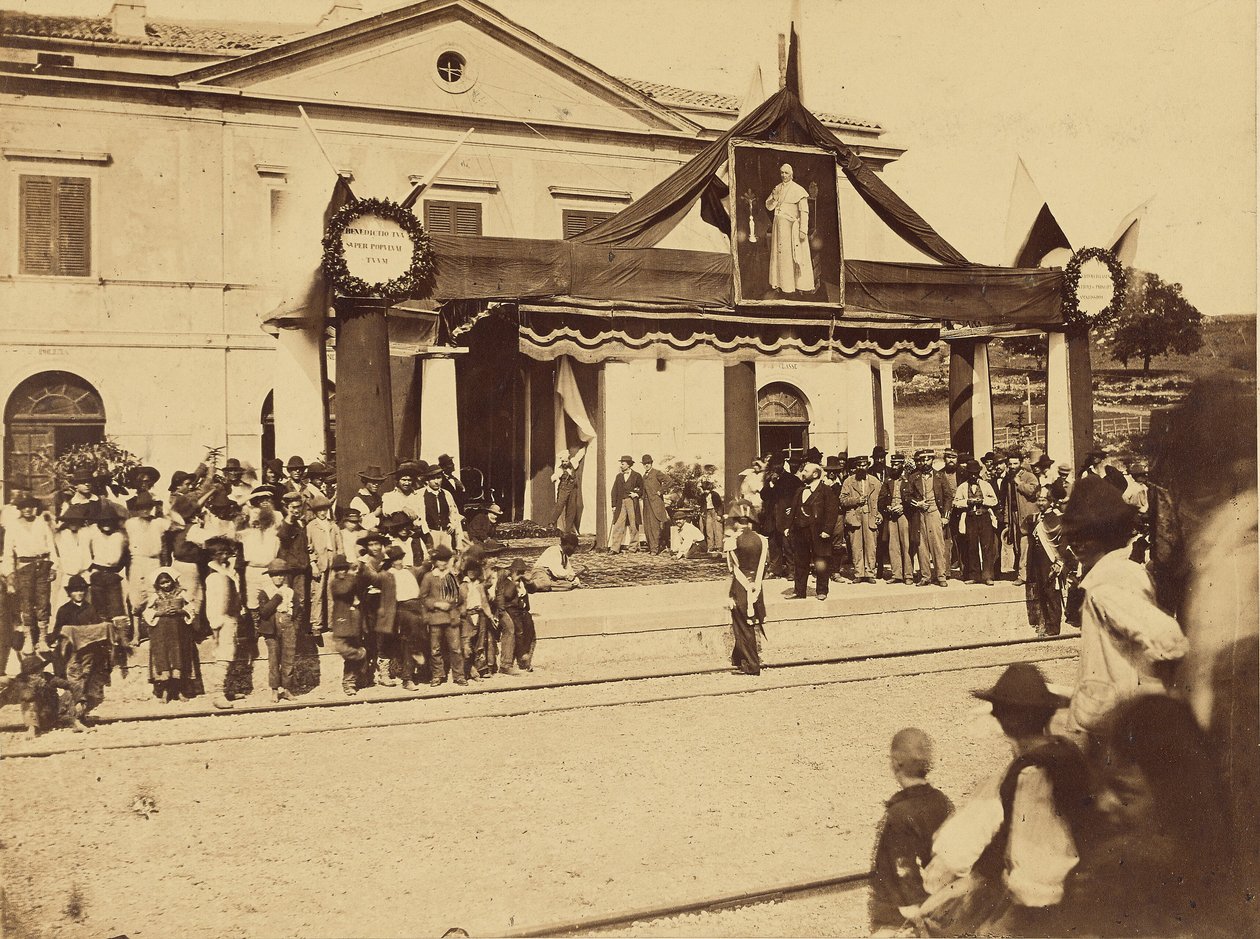 Inauguração da estação de Ceccano de Altobelli and Molins
