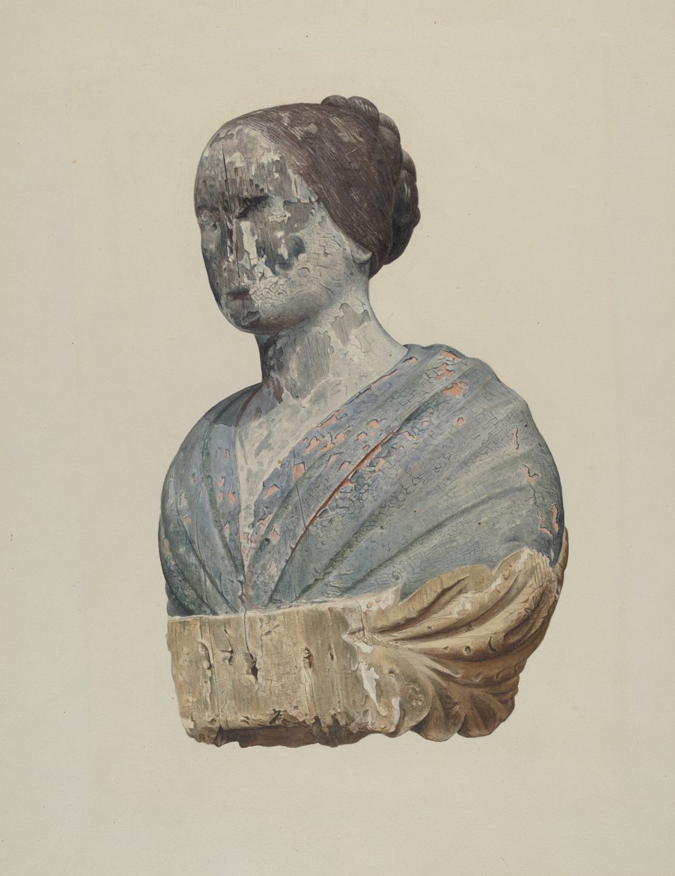Figura de proa da Escuna "Polly" de Alton K. Skillin