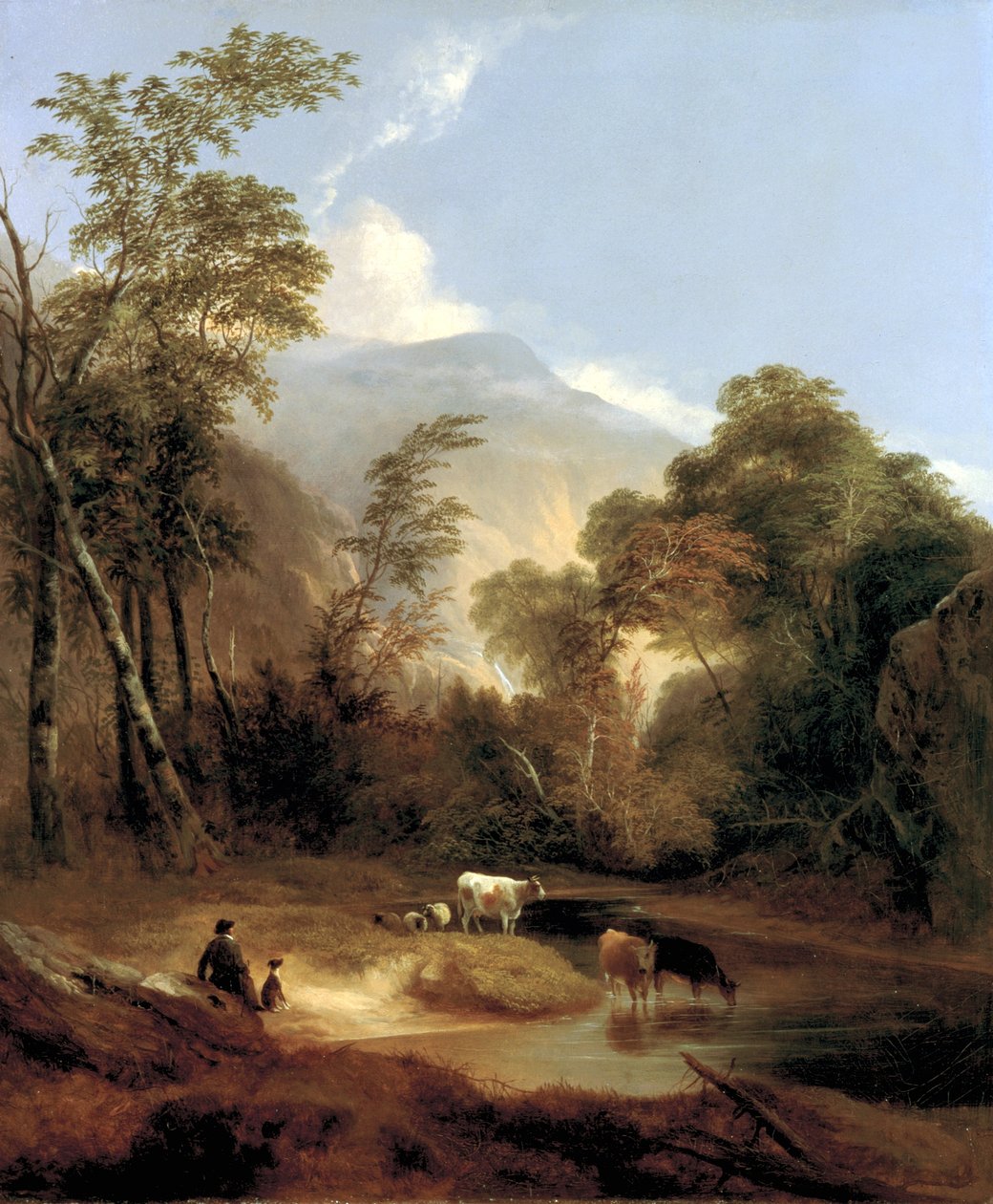 Paisagem pastoral de Alvan Fisher
