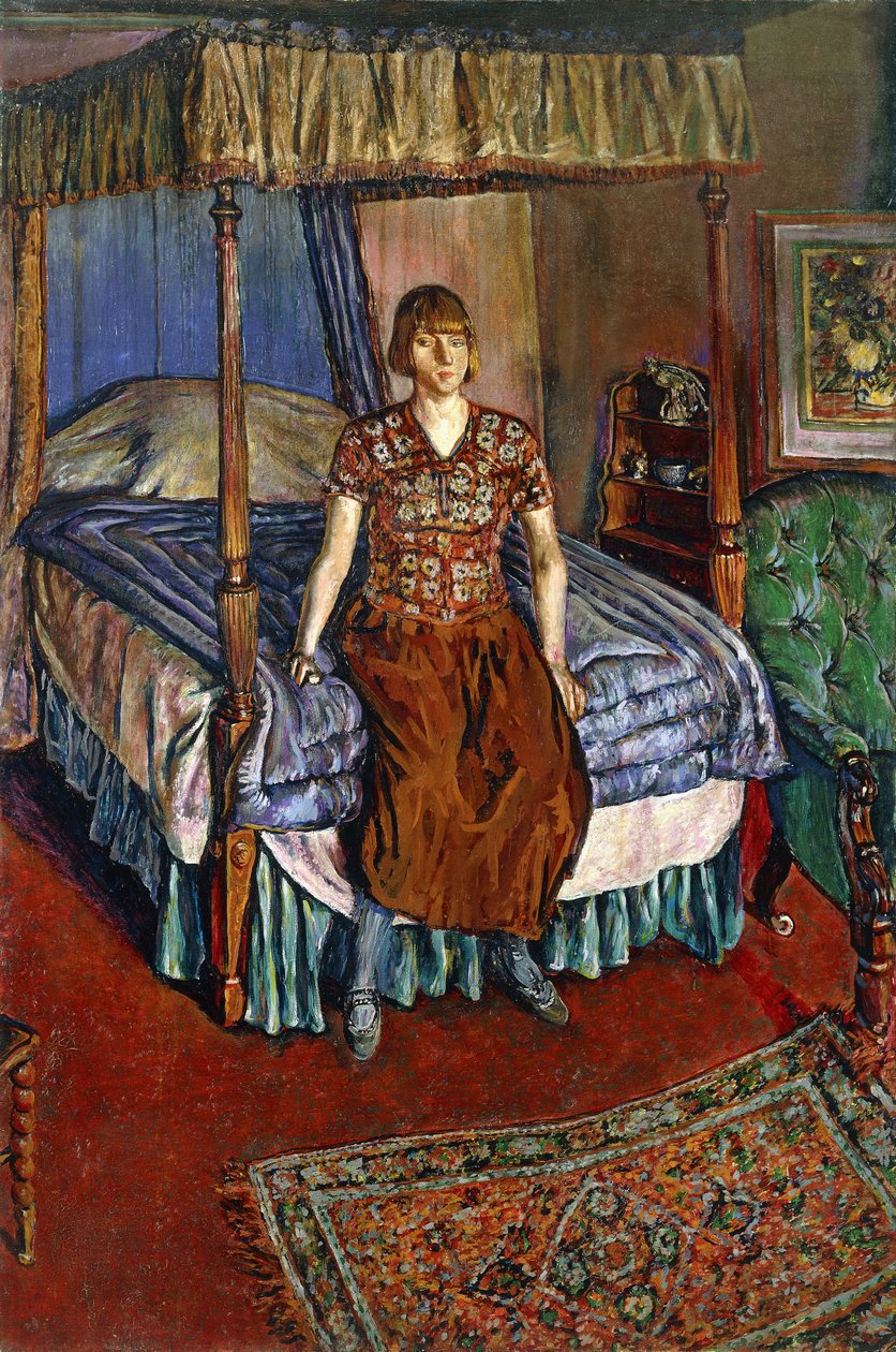 Retrato de Árvore de Íris Sentada num Quarto Canteiro de Cartazes de Alvaro Guevara