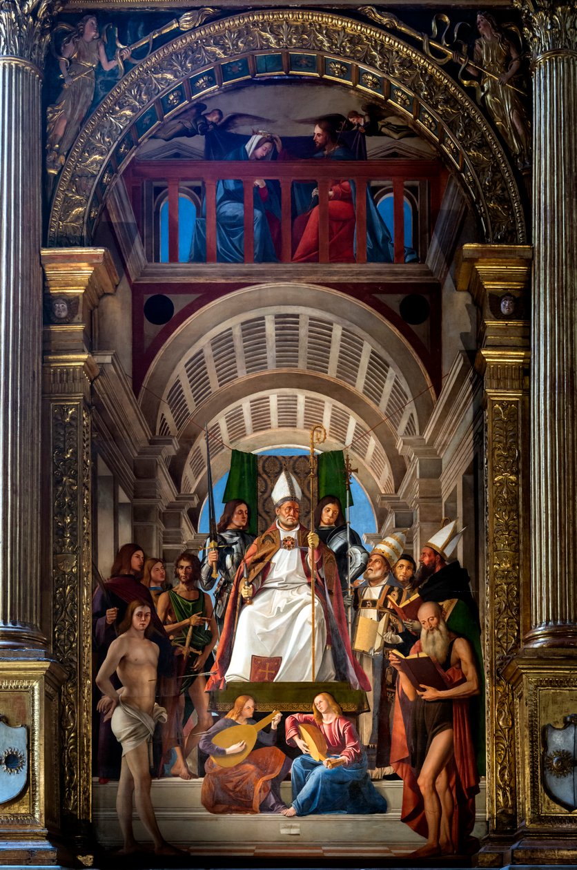 Santo Ambrósio dos Miles de Alvise Vivarini