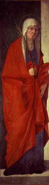 Fêmea Mártir, c.1485-90 (tempera no painel) de Alvise Vivarini
