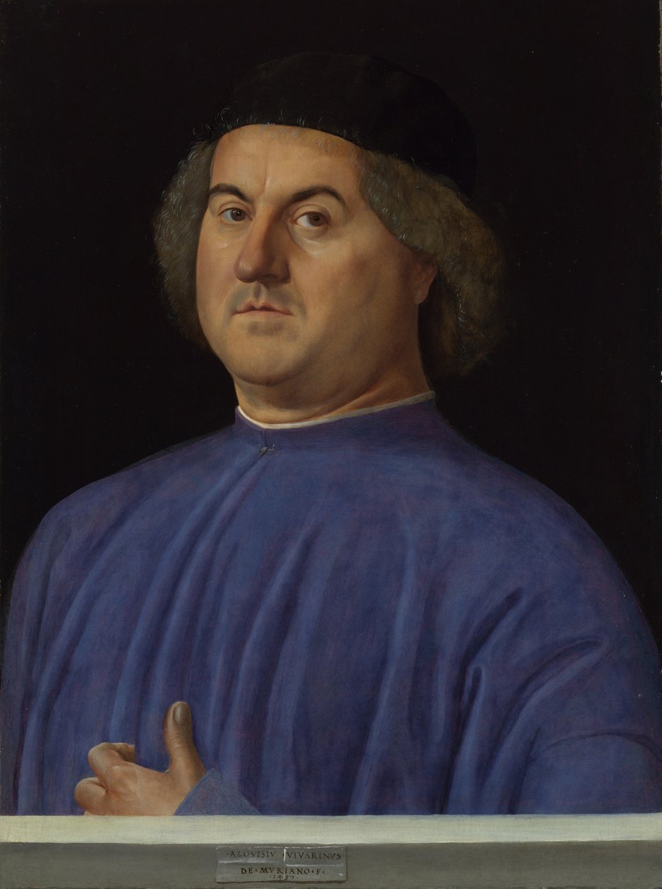 Retrato de um homem, 1497 de Alvise Vivarini