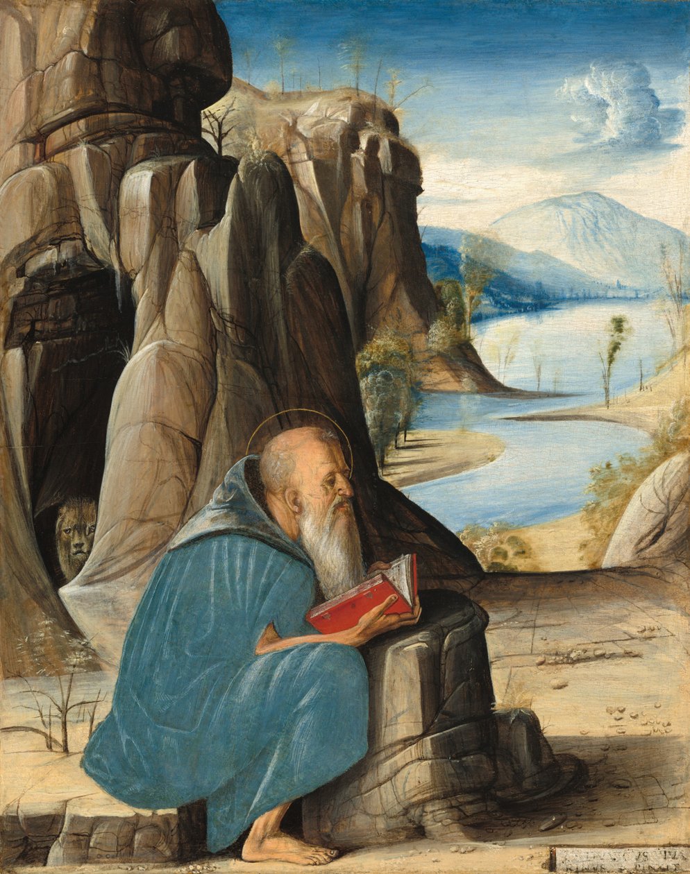 São Jerônimo Reading, c. 1476. de Alvise Vivarini