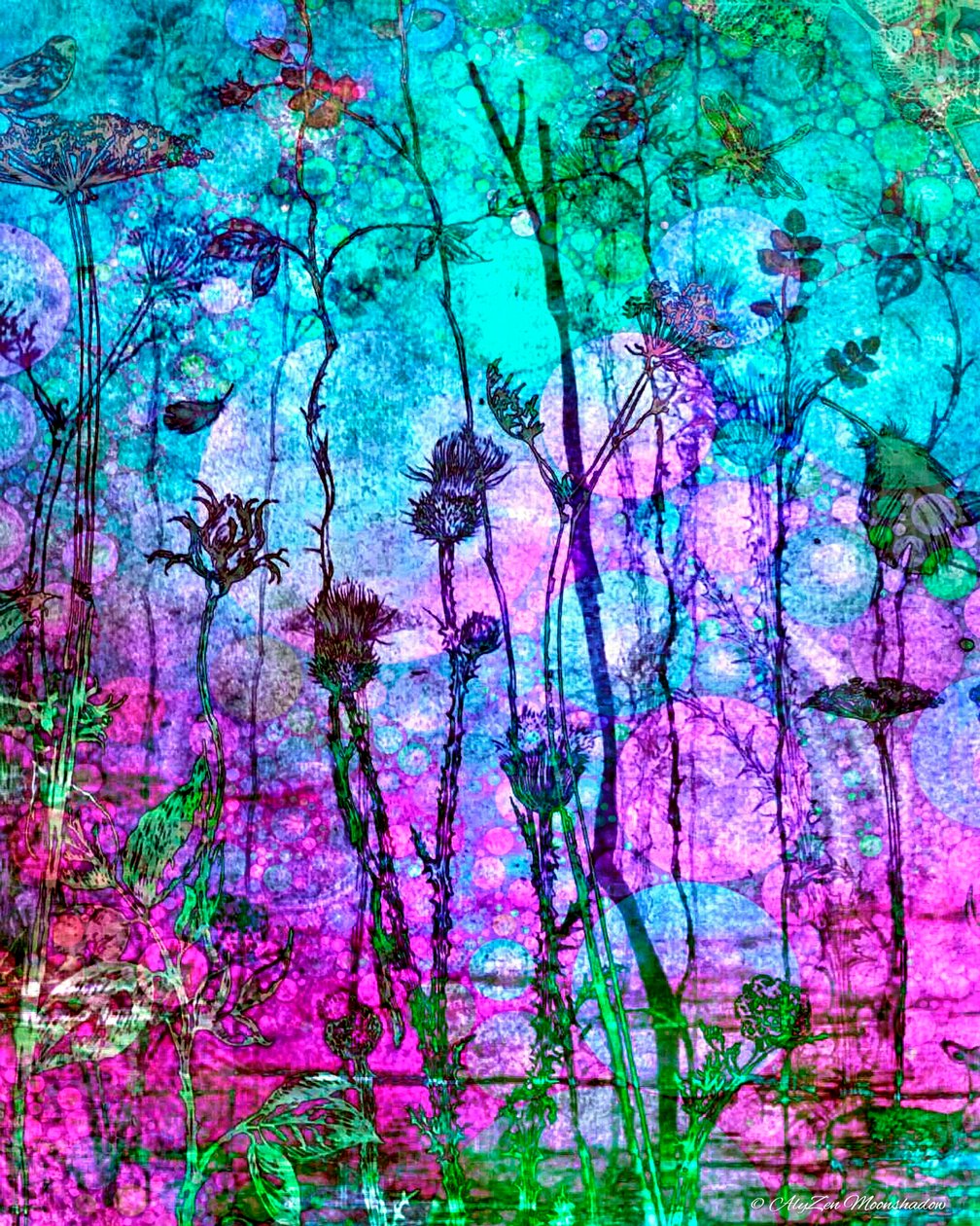 Uma rica tapeçaria (Cool), 2014, (telefone digital de mídia mista) de AlyZen Moonshadow