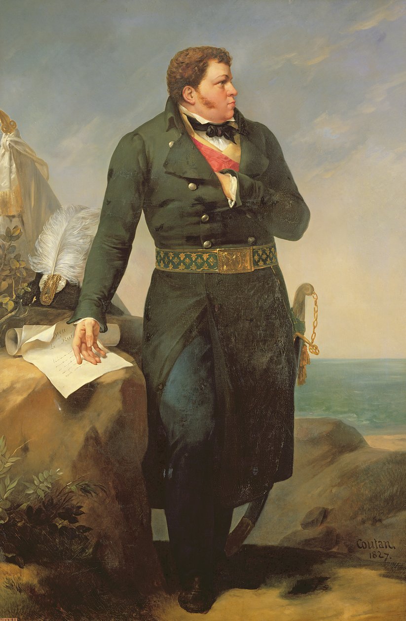 Retrato de Georges Cadoudal (1771-1804) 1827 (óleo sobre tela) de Amable Paul Coutan
