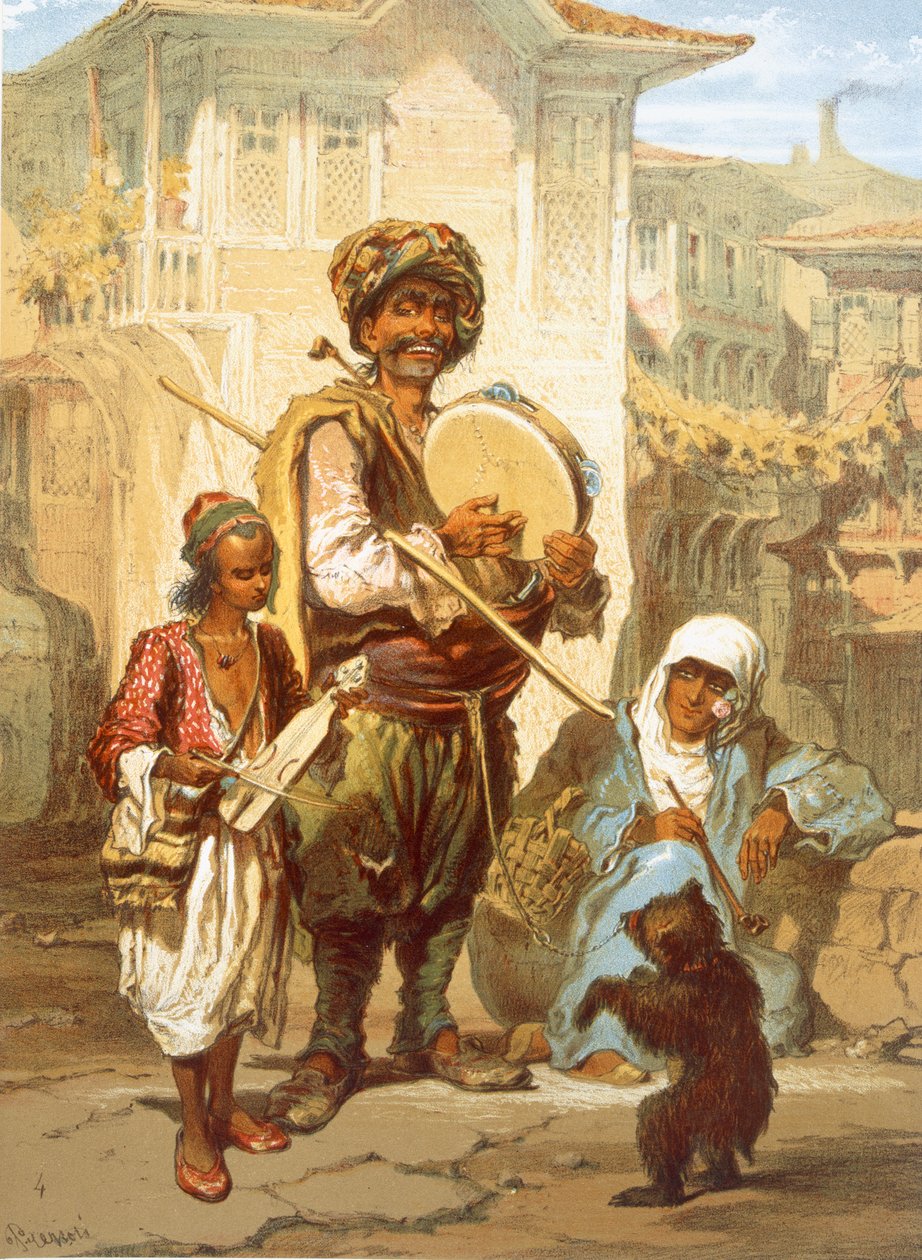 Boêmios, 1865 de Amadeo Preziosi